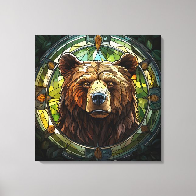 Bear Canvas Print (Front)