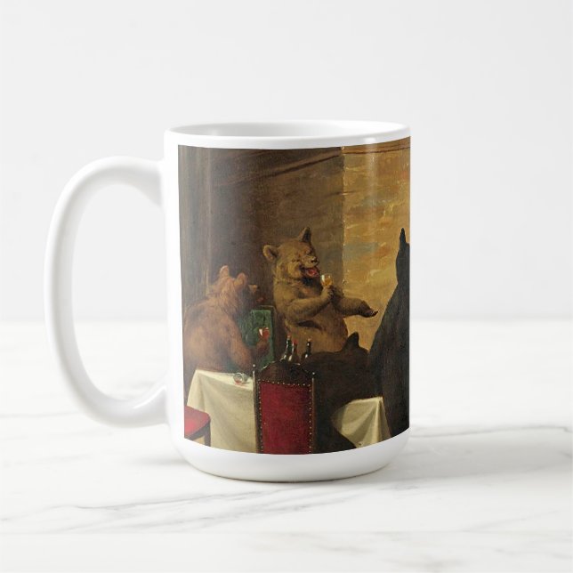 Bear Carousel By William Holbrook Beard Coffee Mug (Left)