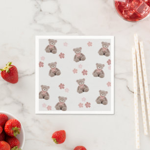 Bear Cartoon Napkin