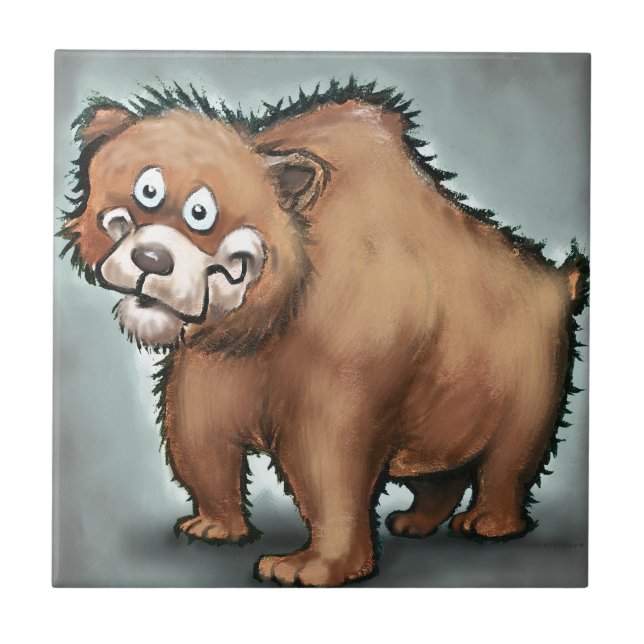 Bear Ceramic Tile (Front)