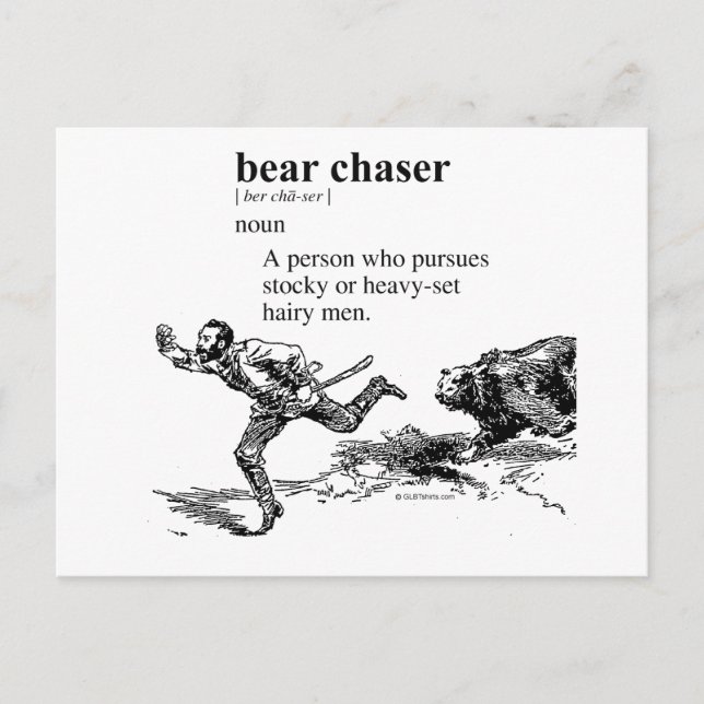 BEAR CHASER POSTCARD (Front)