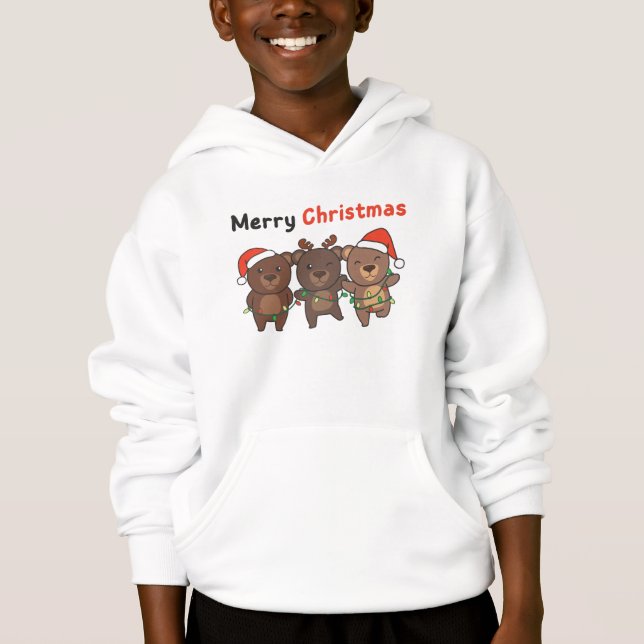 Bear Christmas Animals Bears Merry Christmas (Front)