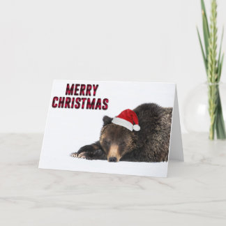 Bear Christmas Card