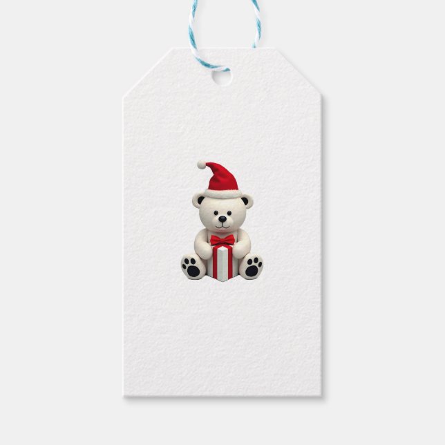 Bear Christmas Christmas (2) Gift Tags (Front)