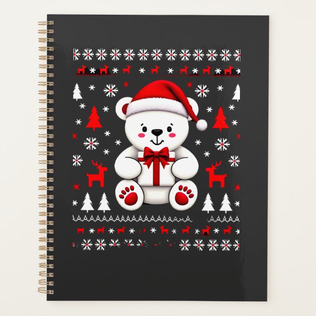 Bear Christmas Christmas (3) Planner (Front)