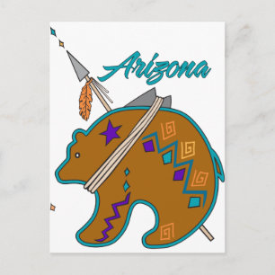 Bear Clan Arrow Postcard