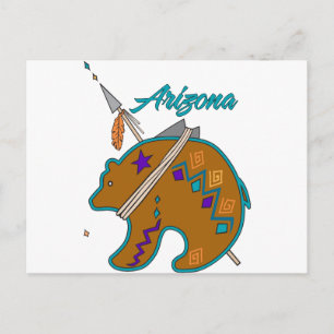 Bear Clan Arrow Postcard