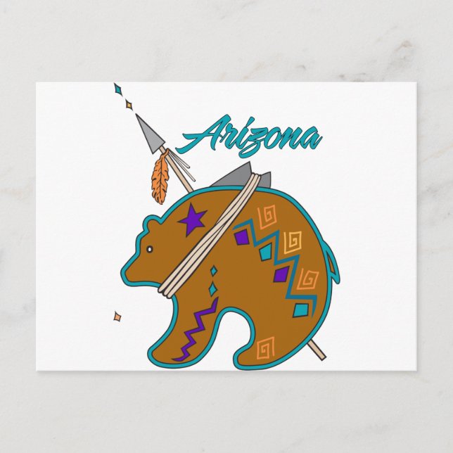 Bear Clan Arrow Postcard (Front)