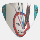 Bear Clan Art Pallet Guitar PIck
