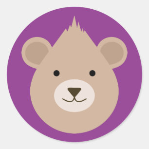 Bear Classic Round Sticker