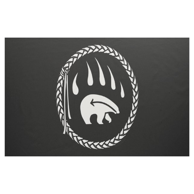Bear Claw Fabric Tribal Bear Art Fabric (Yard)
