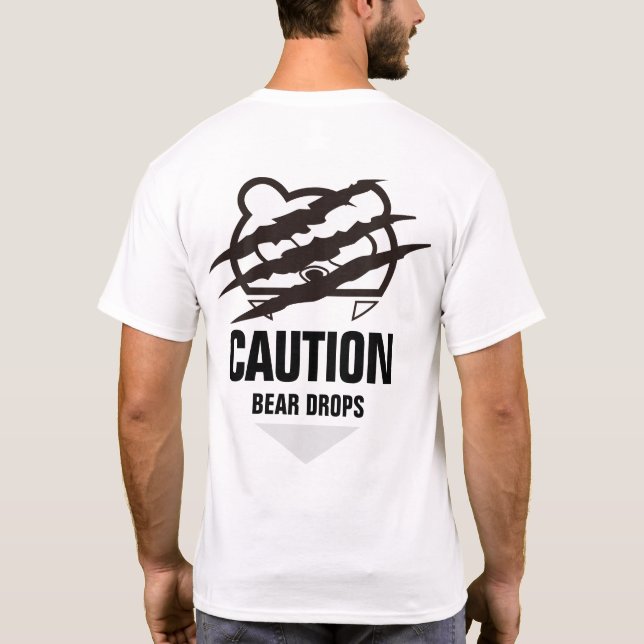 Bear Claw Funny T-Shirt (Back)