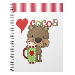 Bear Cocoa Love Holiday Notebook
