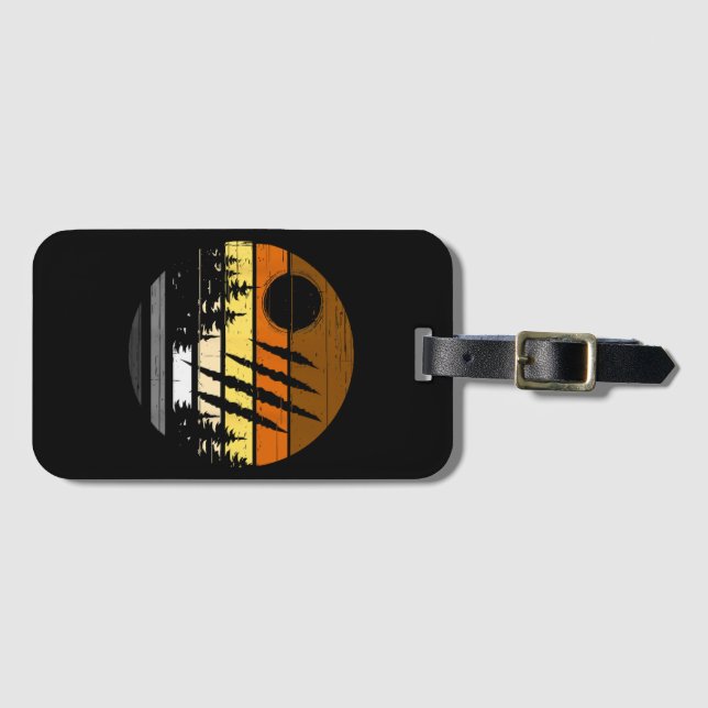 Bear Community, Gay Bear Claw Traces Luggage Tag (Front Horizontal)