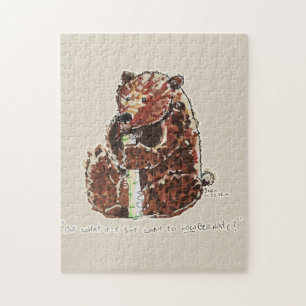 Bear Contemplates Hibernation Jigsaw Puzzle
