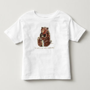 Bear Contemplates Hibernation Toddler T-Shirt