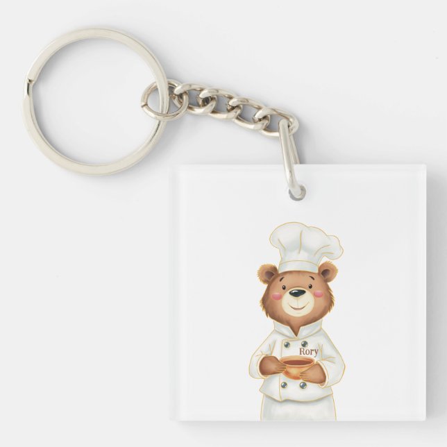 Bear Cook Key Ring (Front)