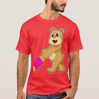 Bear Cricket Cricket bat T-Shirt