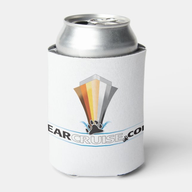 Bear Cruise Logo Foam Can Cooler (Can Front)