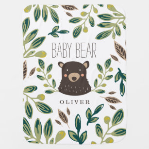 Bear Cub Baby Blanket