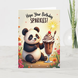 Bear Cub Parfait Birthday Card