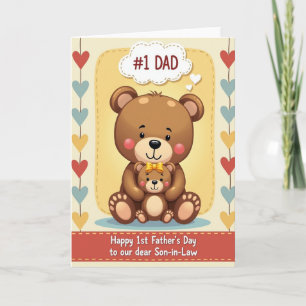 Bear Cub Sweet Fathers Day Card