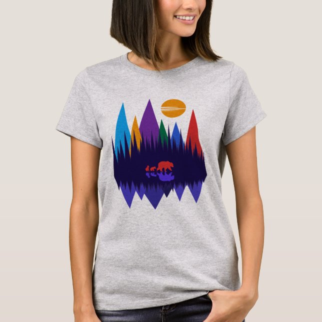 Bear & Cubs #4 T-Shirt (Front)