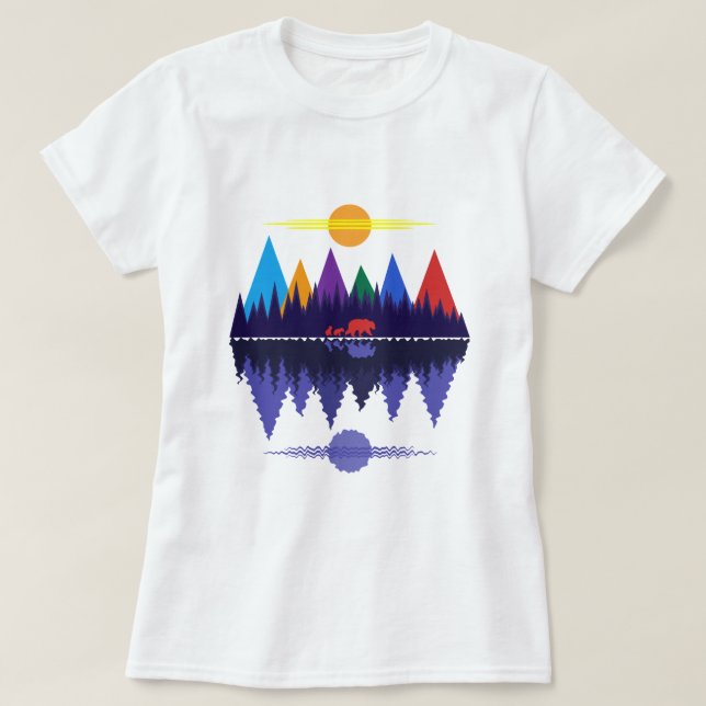 Bear & Cubs #5 T-Shirt (Design Front)