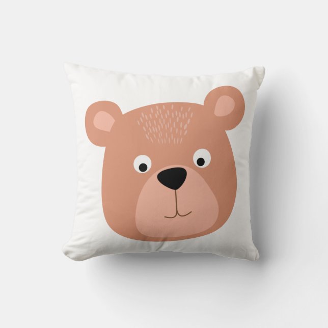 Bear cute face  cushion (Front)