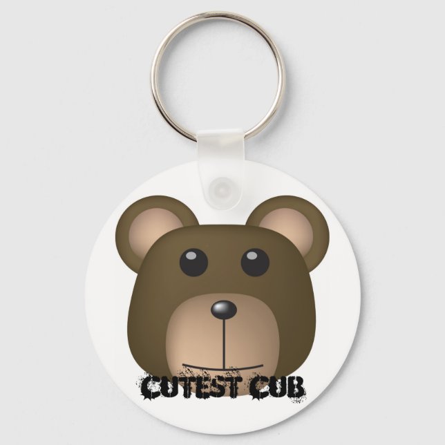 Bear, Cutest Cub Key Ring (Front)