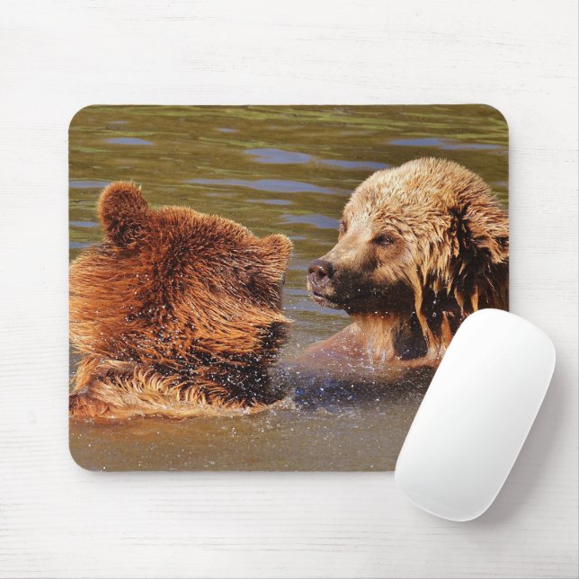bear cutie  mouse pad (With Mouse)