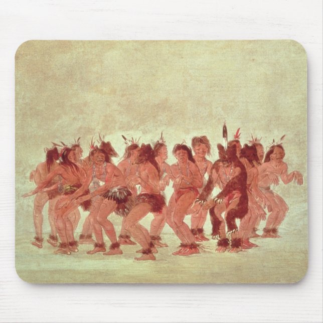 Bear Dance Mouse Pad (Front)