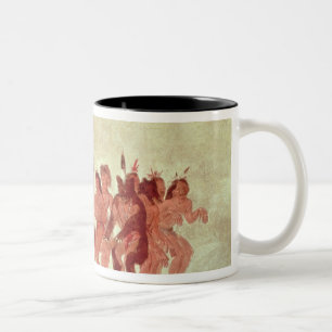 Bear Dance Two-Tone Coffee Mug