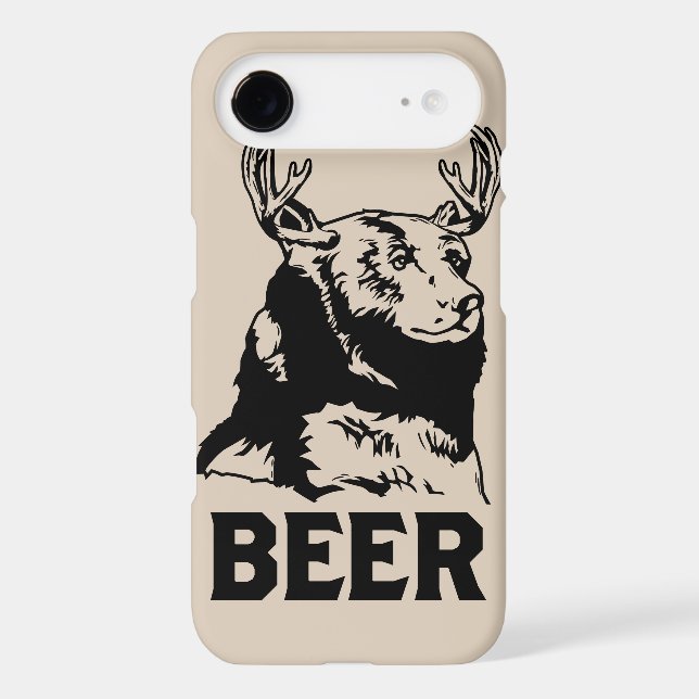 Bear + Deer = Beer Case-Mate iPhone Case (Back)