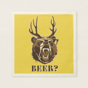 Bear, Deer or Beer Napkin
