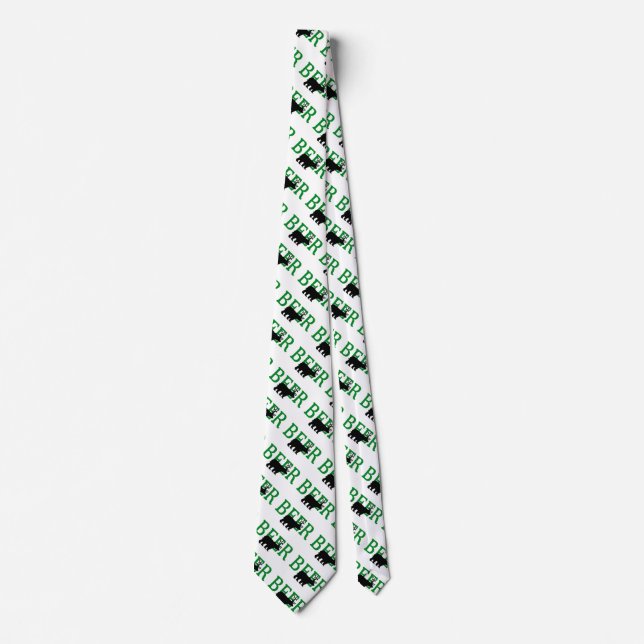 Bear Deer or Beer Tie (Front)