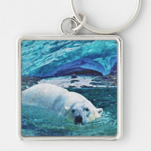 Bear Design for Animal and Wildlife-Supporters Key Ring