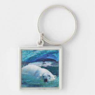 Bear Design for Animal and Wildlife-Supporters Key Ring