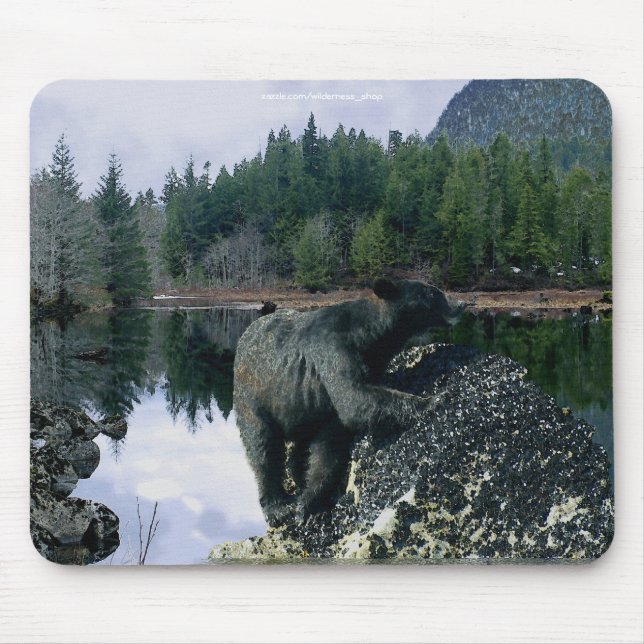 Bear Design for Animal and Wildlife-Supporters Mouse Pad (Front)