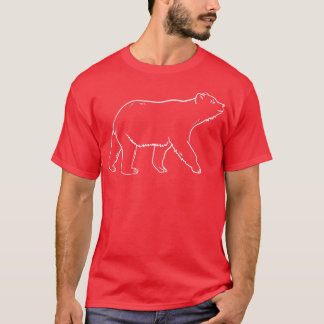 Bear Doodle DrawingCool Bear Design for Animal Lov T-Shirt