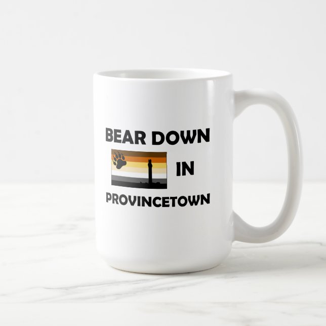 Bear Down In Provincetown Coffee Mug (Right)
