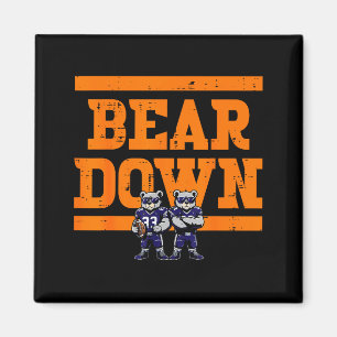 Bear Down Women Kids Boys Girls Youth Teen Men Magnet