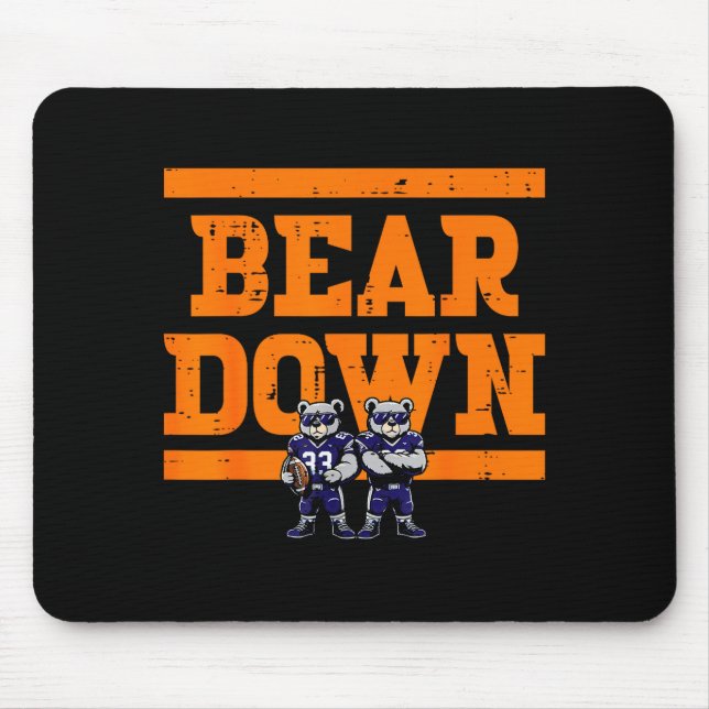 Bear Down Women Kids Boys Girls Youth Teen Men  Mouse Pad (Front)