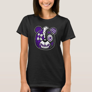 Bear Dripping  Loves Dark Iris 3s Unisex Matching T-Shirt