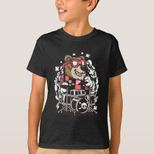 Bear drummer  T-Shirt