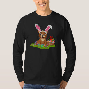 Bear Easter Egg Hunting Bunny Bear Easter Sunday T-Shirt