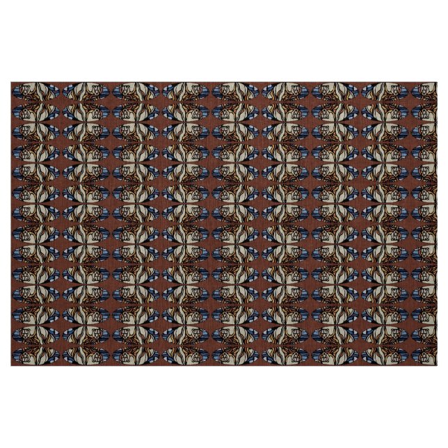 Bear Fabric Native Polar Bear Art Fabric Pattern (Fat Quarter)