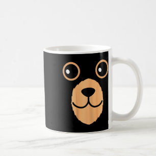 Bear Face Halloween Costume Brown Bear Animal Kids Coffee Mug