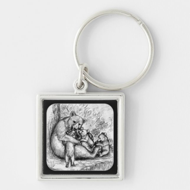 Bear Family Key Ring (Front)