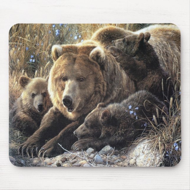 Bear Family Mousepad (Front)